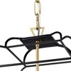 CWI Lighting Tudor 6 Light Chandelier With Satin Gold & Black Finish - 3 of 4