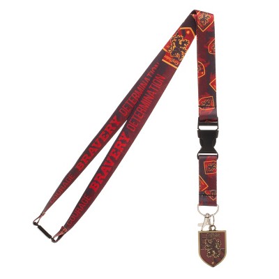 Harry Potter Gryffindor ID Badge Holder Breakaway Lanyard Keychain