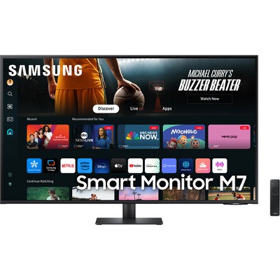 Manufacturer Refurbished Samsung M70D 43" 3840 x 2160 5000:14K HDR Smart Monitor (Black)