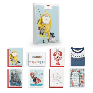Holiday/Christmas Nautical Assorted Set of Greeting Cards (8 ct.) by Ramus & Co - 1 of 4