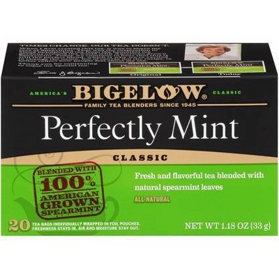 Bigelow Perfectly Mint Classic Tea Bags - 20ct