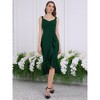 INSPIRE CHIC Women's Ruffled Elegant Sweetheart Neck Sleeveless Midi Fishtail Dress - 2 of 4