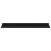 Wall Shelf Set of 4 Black MDF Medium Decorative Inlays - 4 of 4