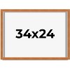 PosterPalooza | Flat Brown Picture Frame - UV Acrylic, Backing Board, Hanging Hardware Included - 2 of 4
