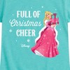 Girls' - Disney - Full Of Christmas Cheer Aurora Fitted Short Sleeve Graphic T-Shirt - 2 of 4