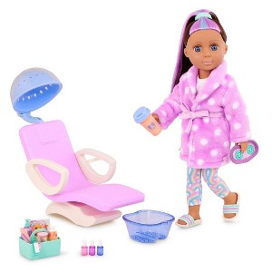 Glitter Girls 14" Spa Doll Annia & GG Spa Chair Playset - 1 of 4