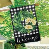 Briarwood Lane Magnolia Wreath Burlap House Flag Welcome Floral 2 - image 4 of 4