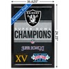 Trends International NFL Las Vegas Raiders - Champions 23 Framed Wall Poster Prints - 3 of 4