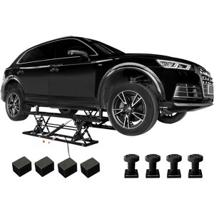 AMERLIFE Portable Car Lift, Heavy Duty Quick Jack , Locking Levers& Wheels - 1 of 4