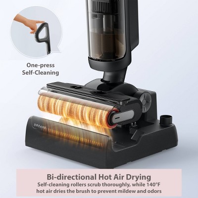 Dreame K20 Pro Wet and Dry Vacuum Black: Bagless, Rechargeable, HEPA Filter, Self-Cleaning, Hardwood & Hard Floor Use