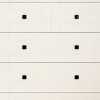 Grungis 8-Drawer Dresser with Storage,Minimalist Cabinet with Rattan Drawer Face Golden Legs and Handles for Bedroom Living Room - 4 of 4