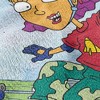 Rocket Power Otto, Reggie And Twister Skate Blanket 50"x60" Woven Tapestry - 4 of 4