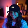 Dalix Robot Embroidered Glow in the Dark Retro Dad Hat Cotton Baseball Cap Adjustable Mens - 2 of 4