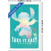 Trends International Disney Lilo and Stitch: Beach Vibes - Take It Easy Framed Wall Poster Prints - 3 of 4