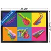 Trends International Jazz - Pop Art Instruments Framed Wall Poster Prints - 3 of 4