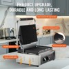 VEVOR Commercial Panini Grill, 1800W Electric Sandwich Panini Maker, Stainless Steel Sandwich Press, Panini Grill with Temp Control & 14"x9" - 4 of 4