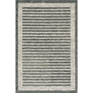 Carmeon Hamilton Caly Modern Bordered Wool Rug - 1 of 4