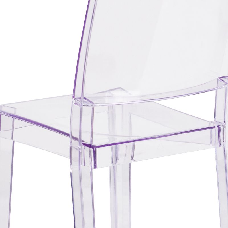 Emma and Oliver Transparent Stacking Side Chair, 5 of 11