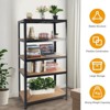 SEVOBAL Utility Storage Shelves 2000LBS Capacity Garage Storage Shelves Heavy Duty Utility Storage Shelves, Black, 71"*35.5"*15.8" - 4 of 4