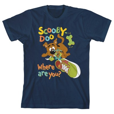 Scooby Doo Where Are You Pup Youth Navy T-shirt : Target