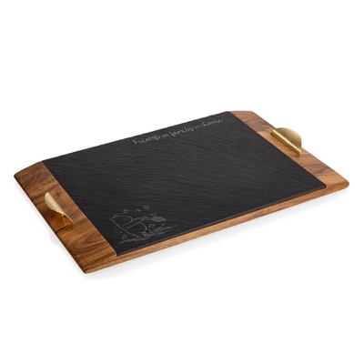 Toscana Disney Winnie the Pooh Covina Acacia and Slate Serving Charcuterie Tray