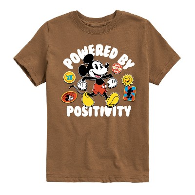 Boys' - Disney - Powered By Positivity Short Sleeve Graphic T-Shirt