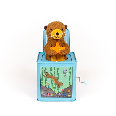 Jack Rabbit Creations: Jack in The Box, Otter, Music Toy, Kids