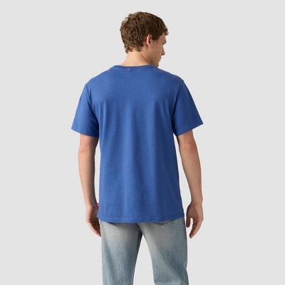 Мужские футболки Levi's Men's Cowboy Short Sleeve T-Shirt - Navy Blue XL — фото 2