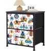 My Depot Cartoon Animal Pattern Dresser with 2 Fabric Drawers - 2 of 4