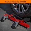 Wheel Dolly, Car Jack - Set of 2 Hydraulic Tire Jack with 1500-Lbs Capacity, Mechanical Car Skates for Truck, RV, Trailer - 4 of 4