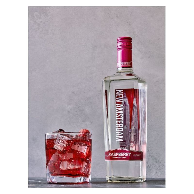 New Amsterdam Raspberry Flavored Vodka - 750ml Bottle, 3 of 5