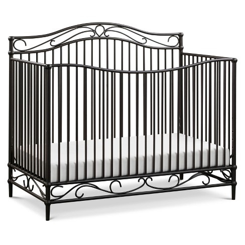 Black wrought cheap iron crib