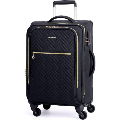 BAGSMART Carry On Luggage 20 Inch,Softside Expandable Suitcase with Spinner Wheels