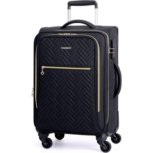 BAGSMART Carry On Luggage 20 Inch,Softside Expandable Suitcase with Spinner Wheels - 1 of 3