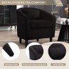 NicBex 24.8 Inch Modern Corduroy Single Sofa with Thick Cushions and 1 Pillow for Living Room,Office,Apartment - 4 of 4