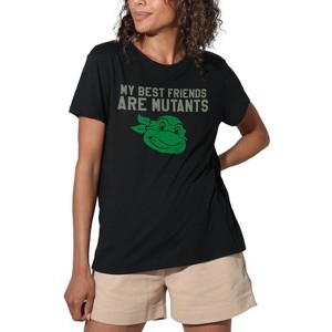 Women's T-Shirtnage Mutant Ninja Turtles Mutant Friends Loose T-Shirt - 1 of 4