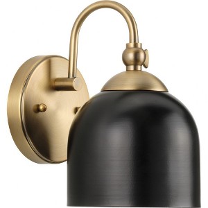 Progress Lighting Dalton 1-Light Wall Sconce, Vintage Brass, Opaque Dome Shade - 1 of 1