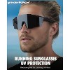 GRINDERPUNCH Running Polarized Volleyball Hiking Softball Gafas du Sol Runner Sunglasses Cycling Ski Sport Snowboard Baseball - 2 of 4