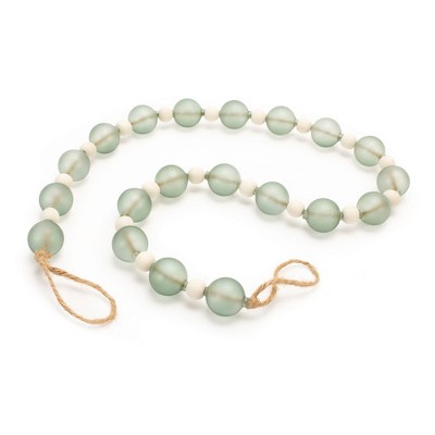 Melrose Glass Wood Bead Garland (Set of 2)