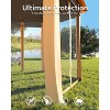 13x13ft Pop Up Gazebo Outdoor Canopy Tent with Mosquito Netting and 3 Adjustable Height, One Push Setup for Backyard Patio Garden Outside Khaki Beige - 4 of 4