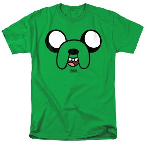 Men's Adventure Time Jake Head T-Shirt - 1 of 4