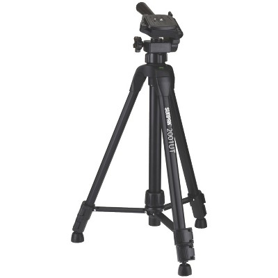 Sunpak® 7-Lb.-Capacity Tripod with 3-Way Pan Head, 50.75-In. Extended Height, 2001UT in Silver, Size: 7 Lb. Capacity