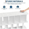 Clearance, 8 Cube Bookcase, Open Storage Shelf Organizer with Removable Panels, Display Bookshelf for Living Room/Bedroom - 4 of 4