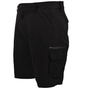 Burnside Men's Quick Dry Polyester Cargo Shorts - 1 of 3
