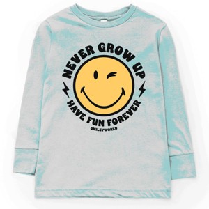 The Juniper Shop SmileyWorld Never Grow Up Youth Long Sleeve Tee - 1 of 4