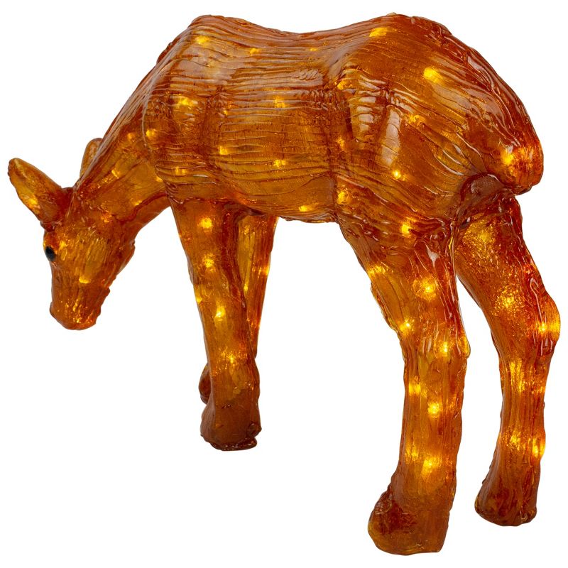 Northlight 22" LED Lighted Commercial Grade Acrylic Reindeer Outdoor Christmas Decoration, 5 of 6