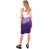 LA LEELA Women's Summer Beach Wrap Bikini Wraps Sarong Coverup Skirt Bathing suit Swimwear Swimsuit Coverup for Women One Size Purple, Tie Dye Design - 3 of 4