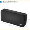 Fmeida Pencil Case, Large Capacity Students Stationery Pouch Pen Bag Holder, Portable Desk Organizer with Double Zipper for School Office Supplies - 3 of 4