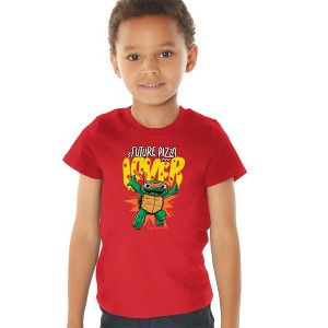 Toddler Boys' Teenage Mutant Ninja Turtles: Mutant Mayhem Pizza Lover T-Shirt - 1 of 4