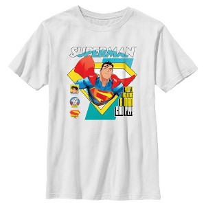 Boys Superman Flying Hero T Shirt - 1 of 4